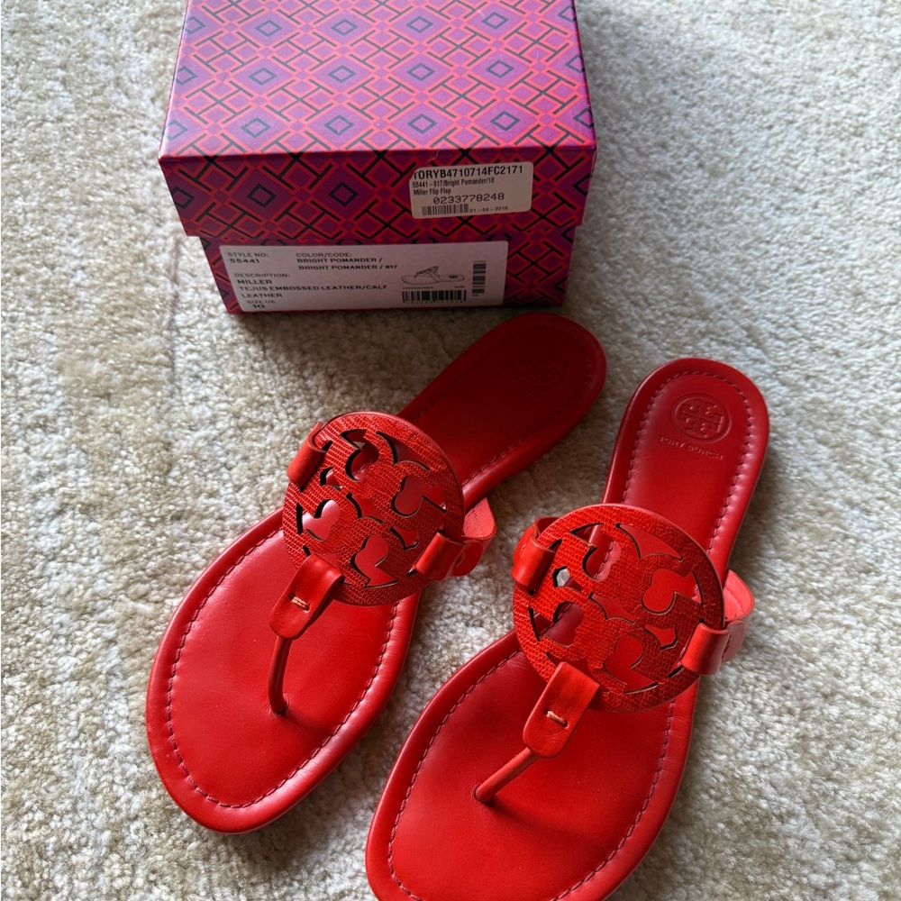Tory Burch Red Sandals
